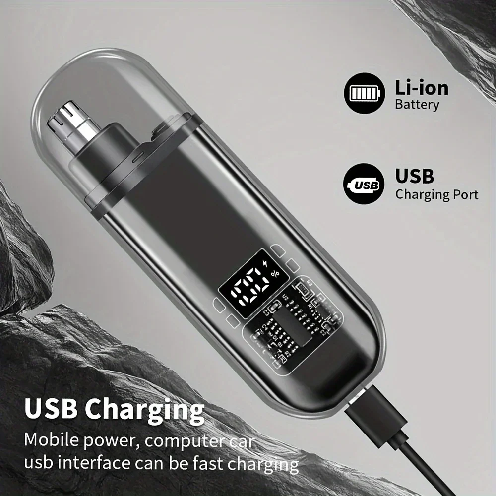 Men'S Grooming Tips - USB C Rechargeable Nose And Ear