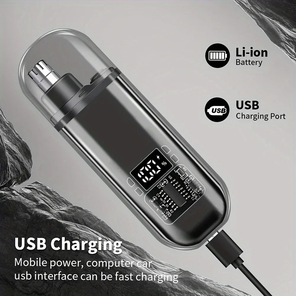 Men'S Grooming Clippers - Nose Ear Hair Trimmer for Men