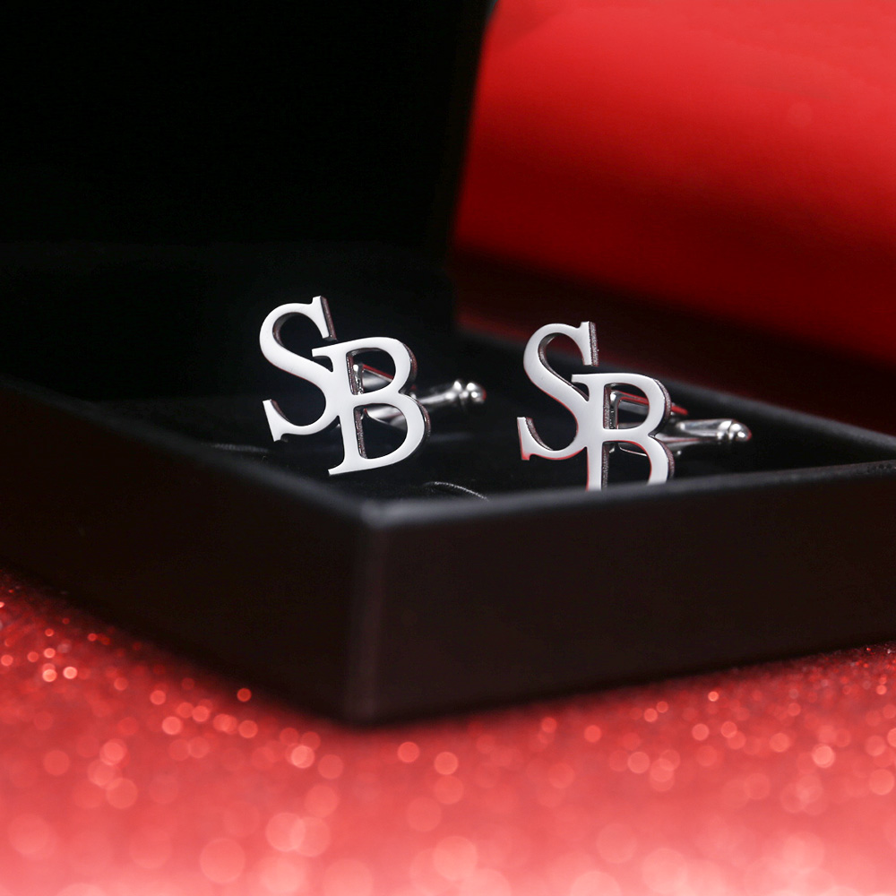 Tangula Custom Initials Cuffli - Men'S Grooming Gifts 评论和价格