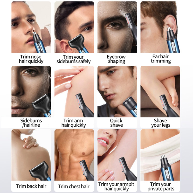 Electric Nose Ear Hair Trimmer - Men'S Grooming Clippers 评论和价格