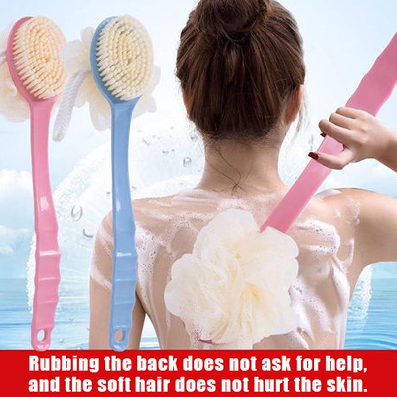 Curved Long Handle Shower Brus - Exfoliating Scrub Mens 评论和价格