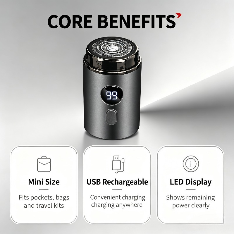 Rechargeable Waterproof Electr - Men'S Grooming Gift Box 评论和价格