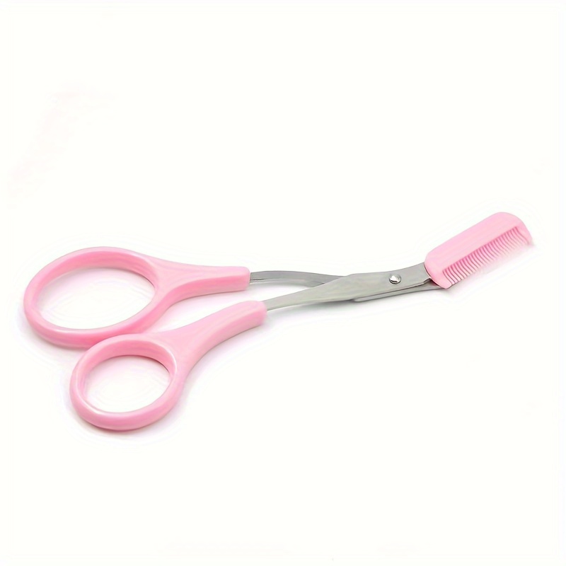 Eyebrow Trimmer Scissor With C - Men'S Grooming Makeup 评论和价格