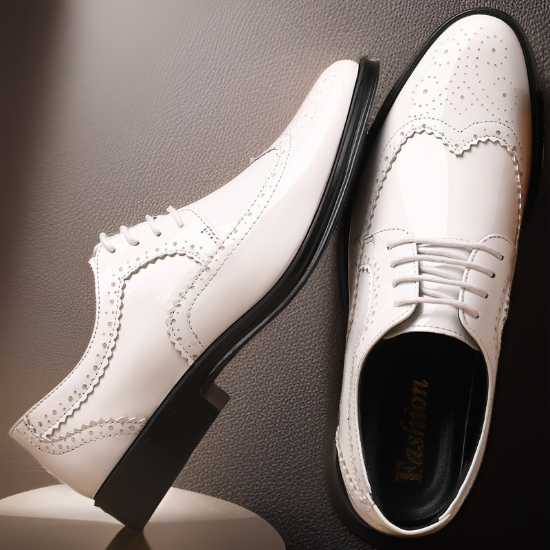 Glossy Patent Leather Brogue P - Young Men'S Grooming 评论和价格