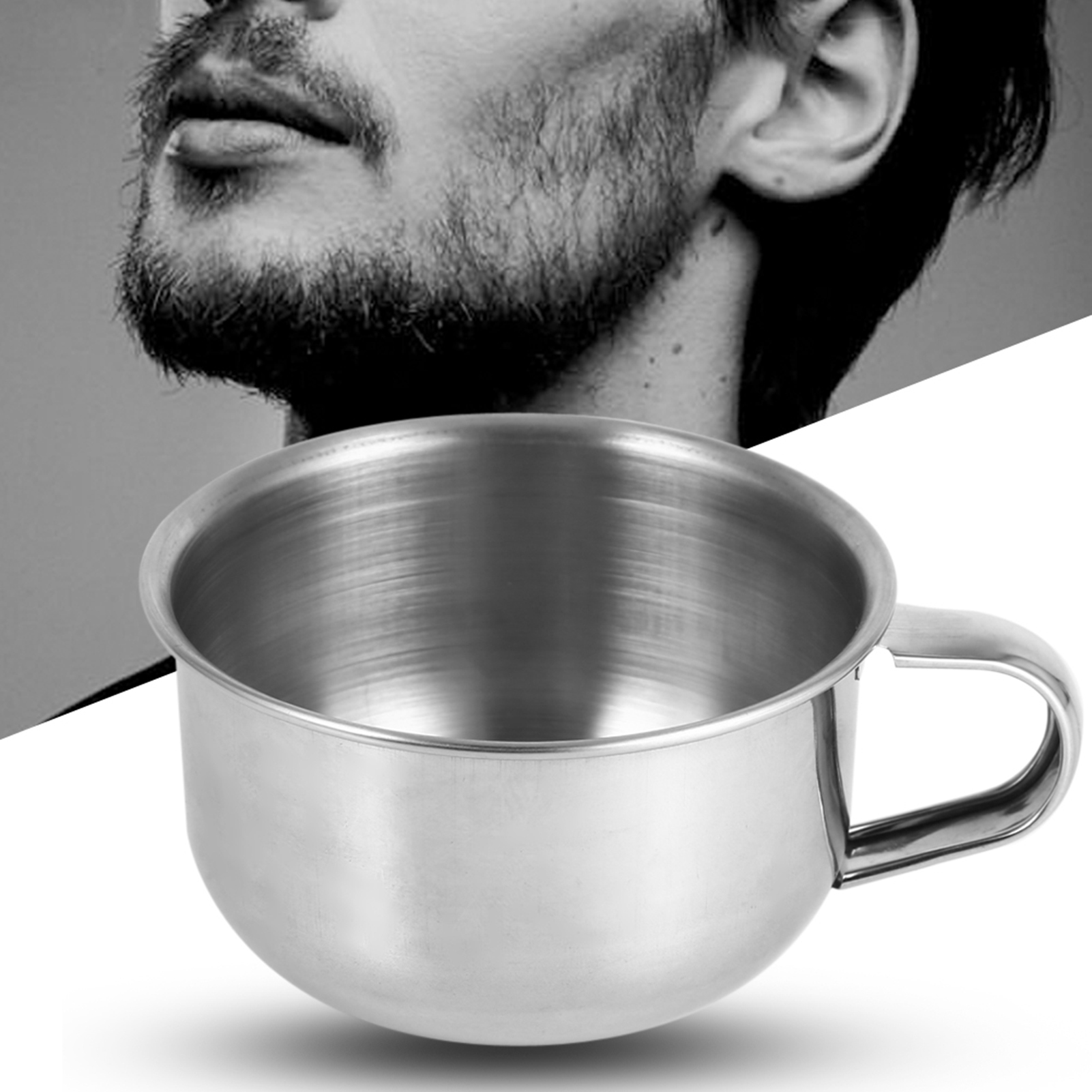 New Stainless Steel Metal Shav - Shaving Bowl Soap 评论和价格