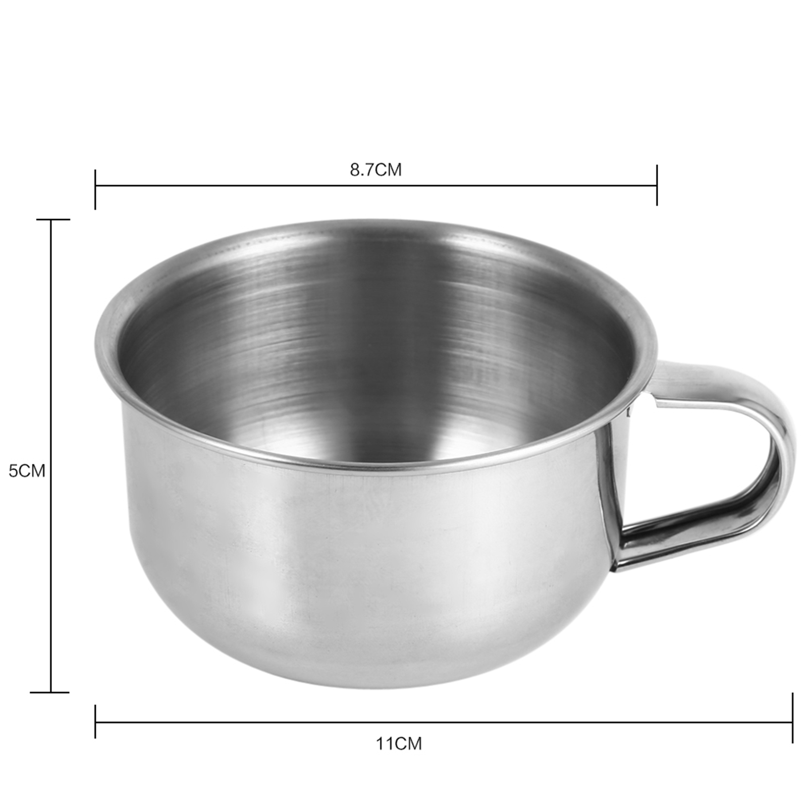 New Stainless Steel Metal Shav - Shaving Bowl Soap 评论和价格
