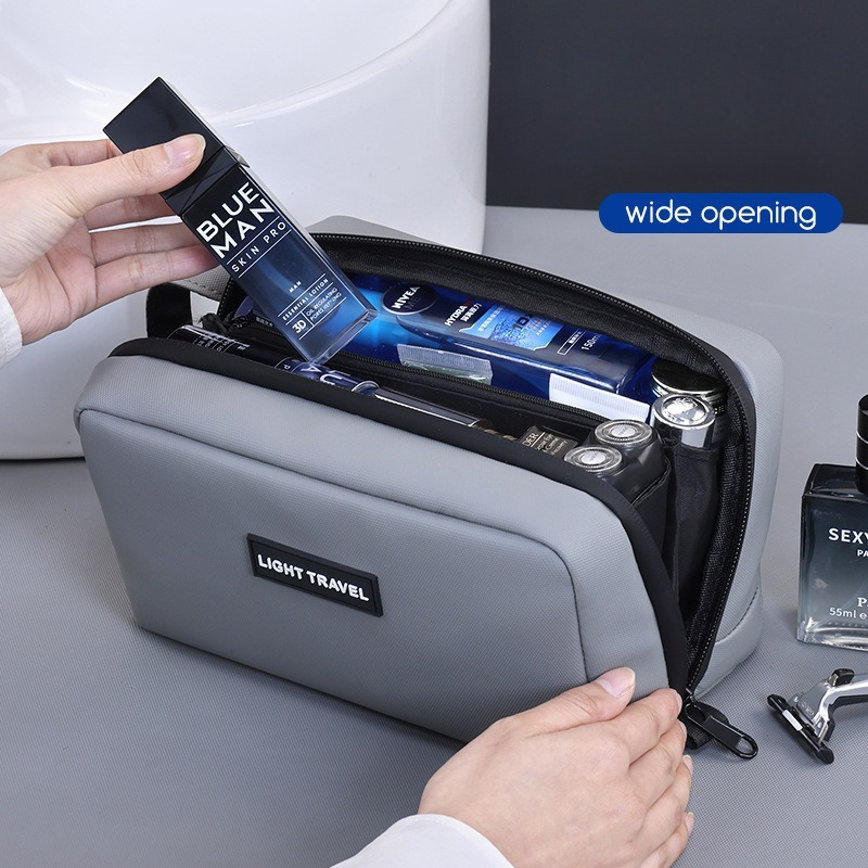 Waterproof Handheld Makeup Bag - Men'S Grooming Makeup 评论和价格