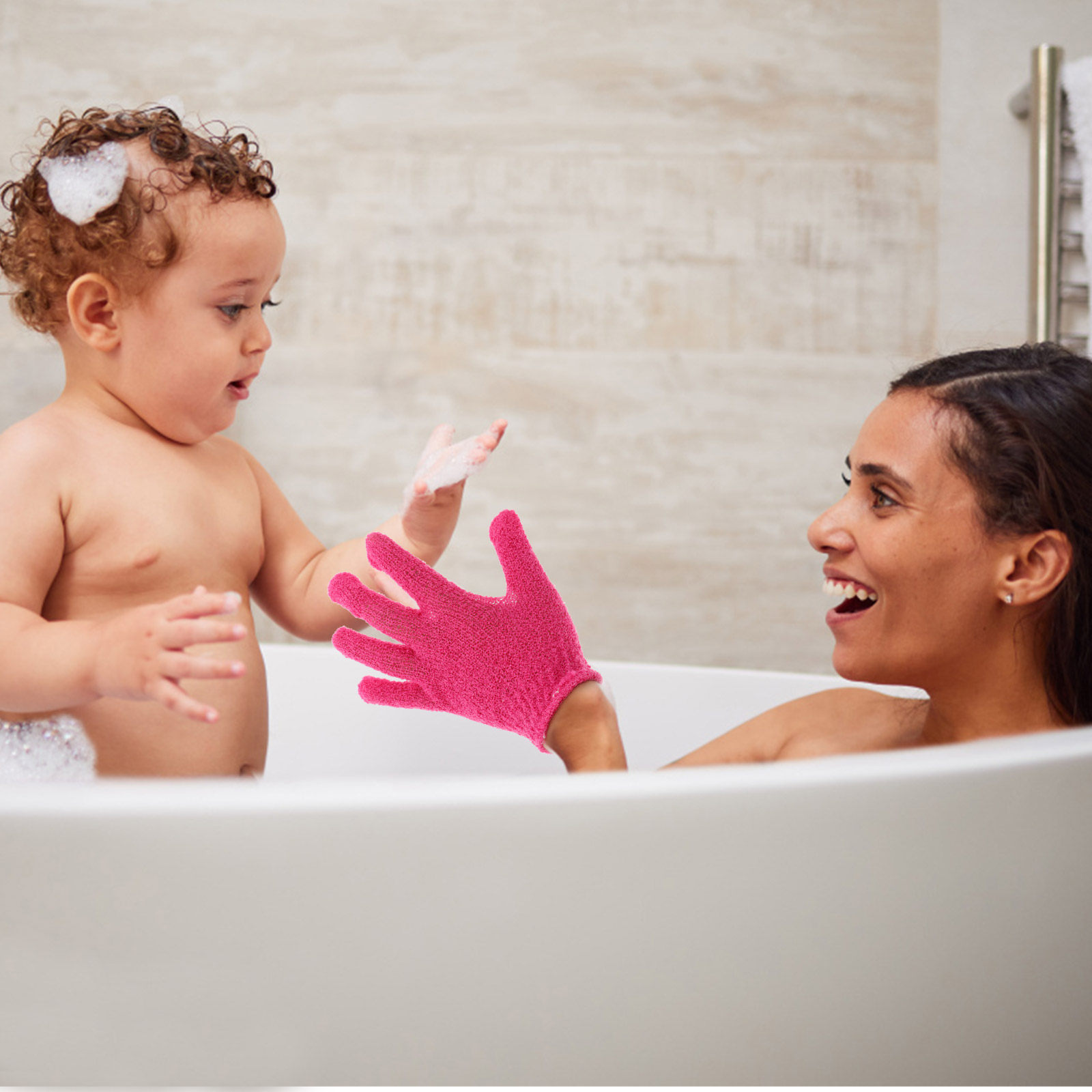 14Pcs Children Bath Mittens Ex - Exfoliating Scrub Mens 评论和价格