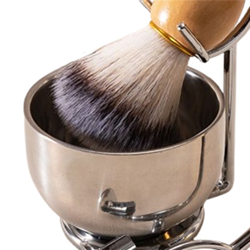 ABKS-Stainless Steel Shave Bru - Shaving Bowl Soap 评论和价格