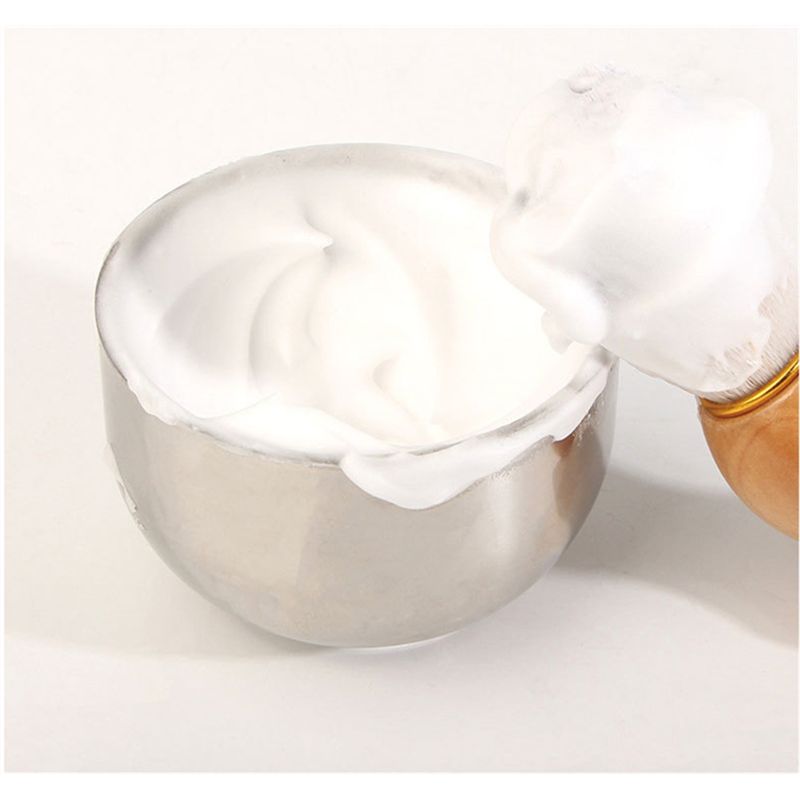 ABKS-Stainless Steel Shave Bru - Shaving Bowl Soap 评论和价格