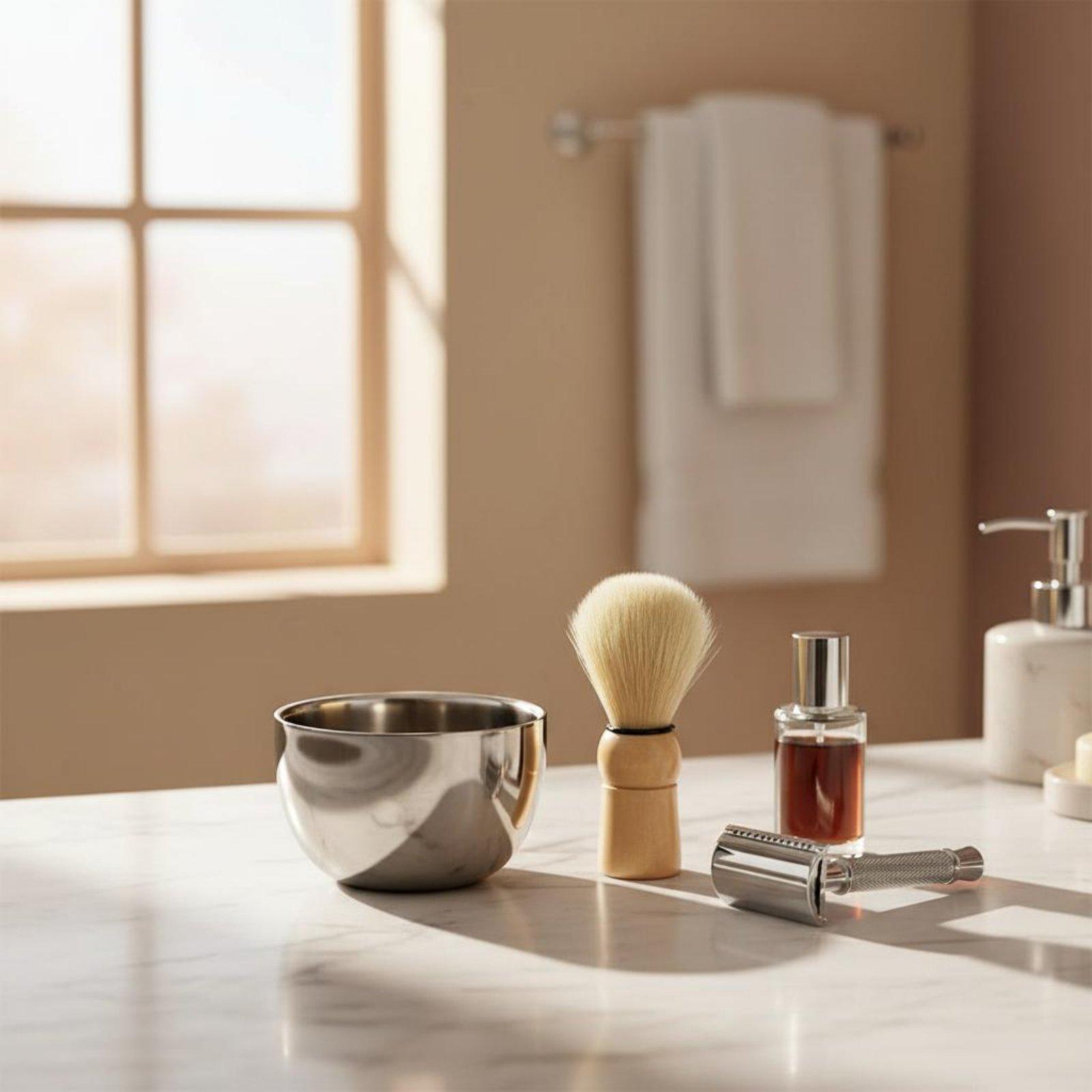 Metal Shaving Foam Bowl for Me - Men Grooming Usa 评论和价格
