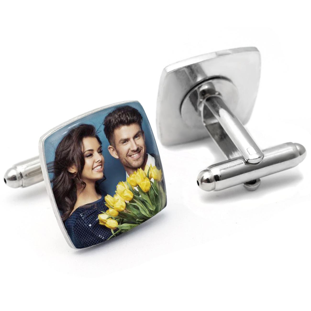 Personalised Photo Cufflinks M - Men'S Grooming Gifts 评论和价格