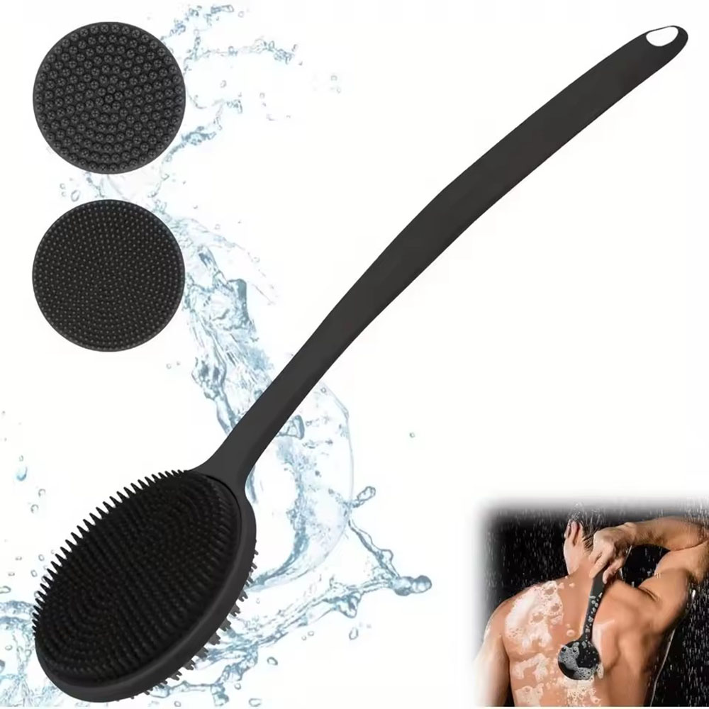 1pc Silicone Back Scrubber Bru - Exfoliating Scrub Mens 评论和价格