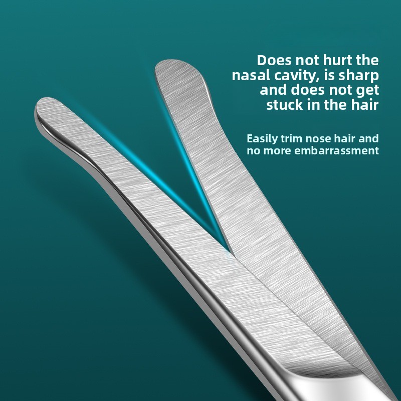 Stainless Steel Nose Hair Scis - Men'S Grooming Tips 评论和价格