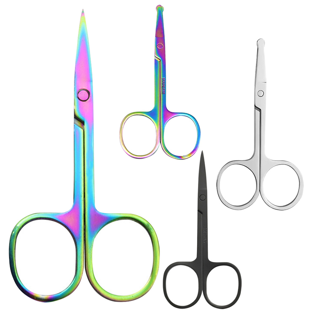 2/3PCS Eyebrow Scissors Stainl - Men'S Grooming Makeup 评论和价格