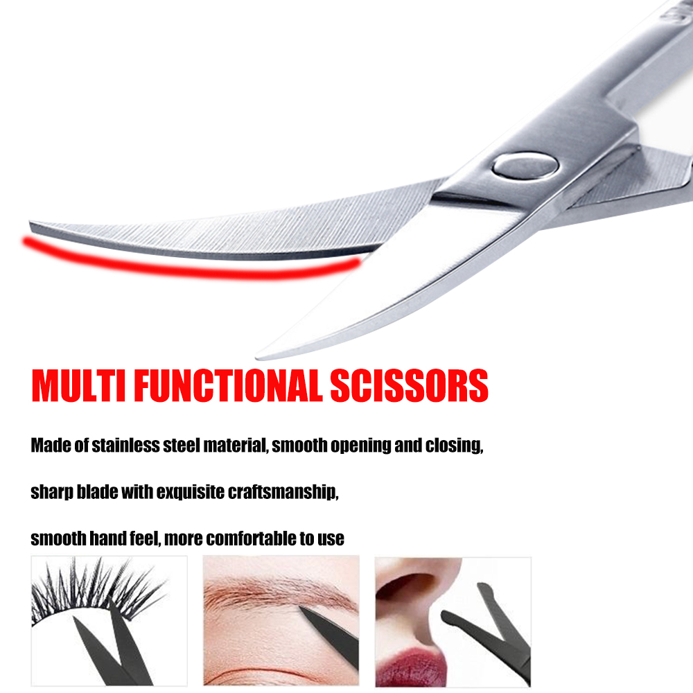 2/3PCS Eyebrow Scissors Stainl - Men'S Grooming Makeup 评论和价格