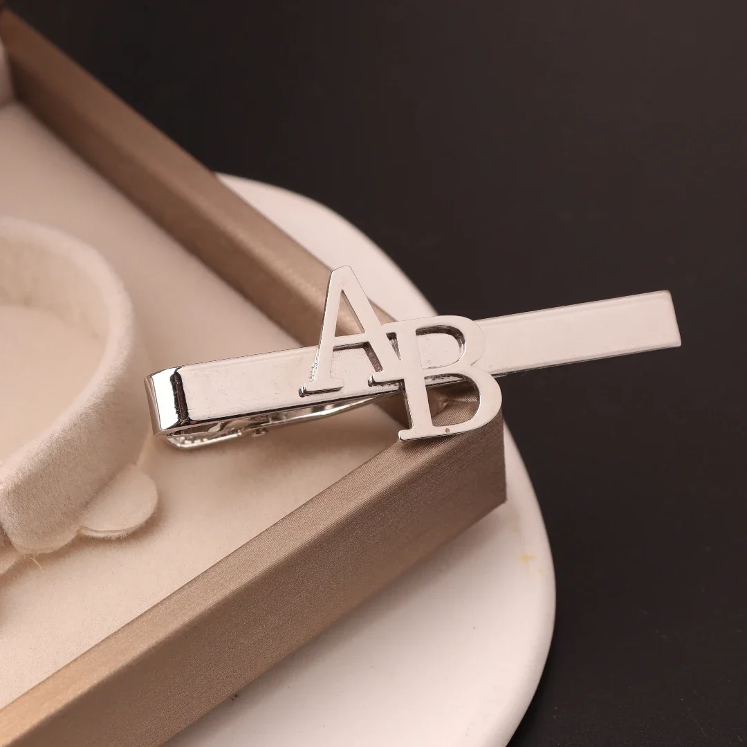 Custom Initial Tie Clip for Gr - Men Grooming Usa 评论和价格