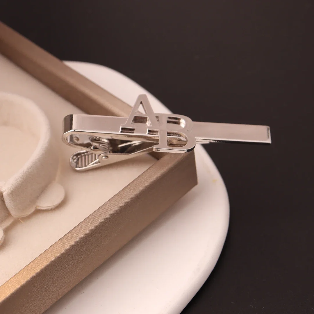 Custom Initial Tie Clip for Gr - Men Grooming Usa 评论和价格