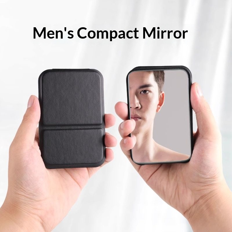 Foldable PU Leather Compact Mi - Men'S Grooming Makeup 评论和价格