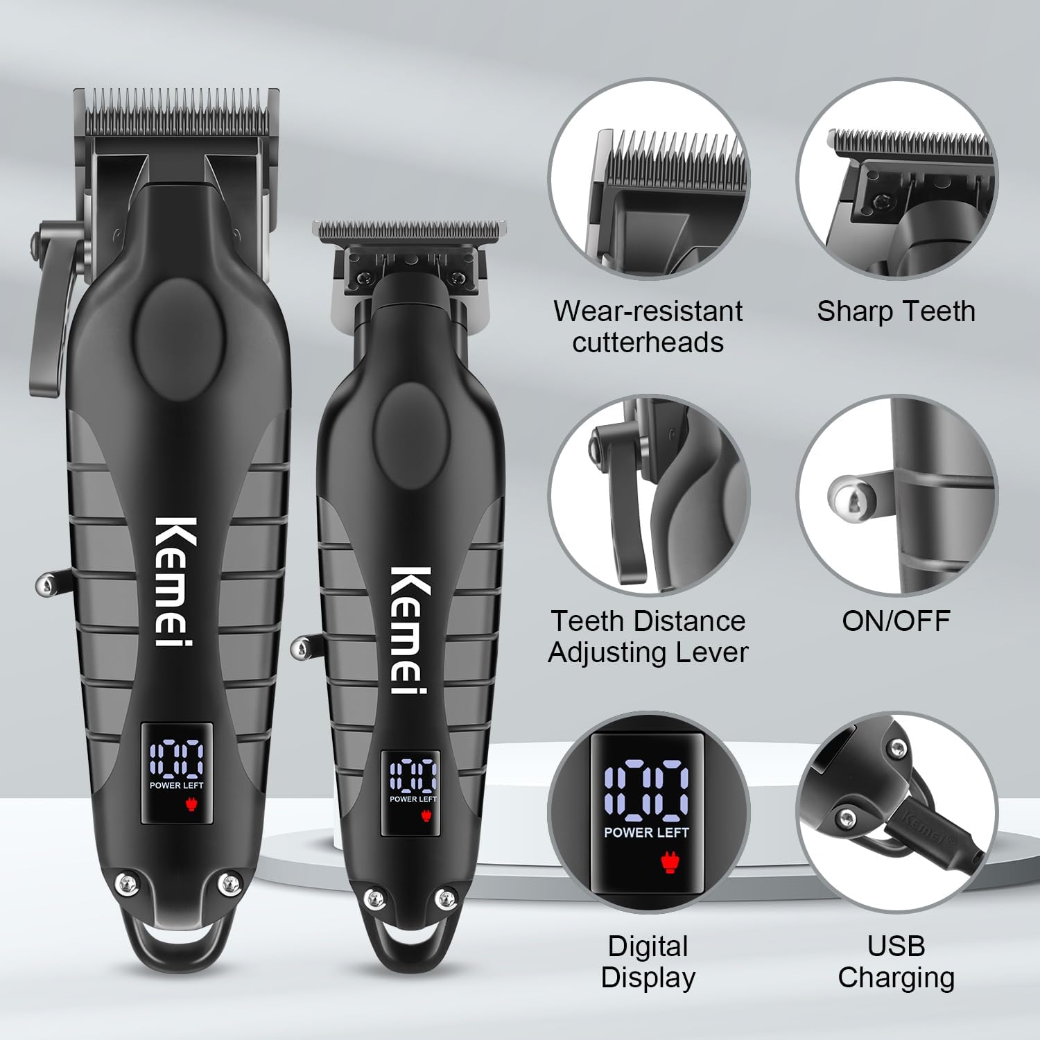 Kemei Hair Clipper Kit for Men - Men'S Grooming Clippers 评论和价格