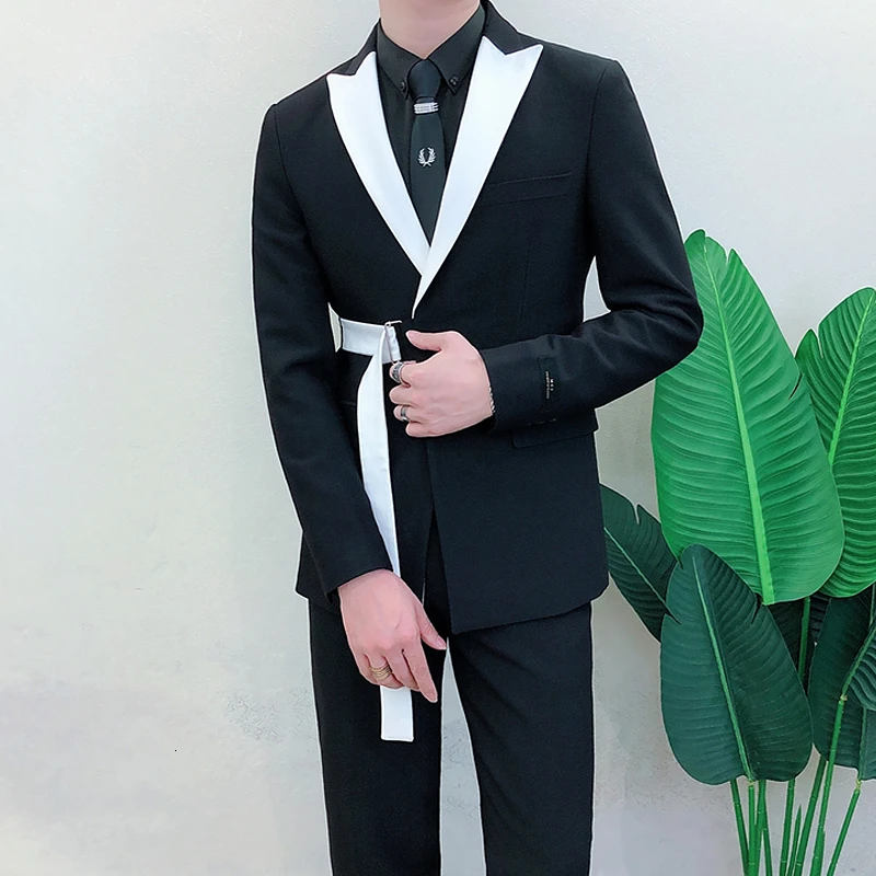 Fashion Slim Fit Men Suit 2 Pi - Young Men'S Grooming 评论和价格