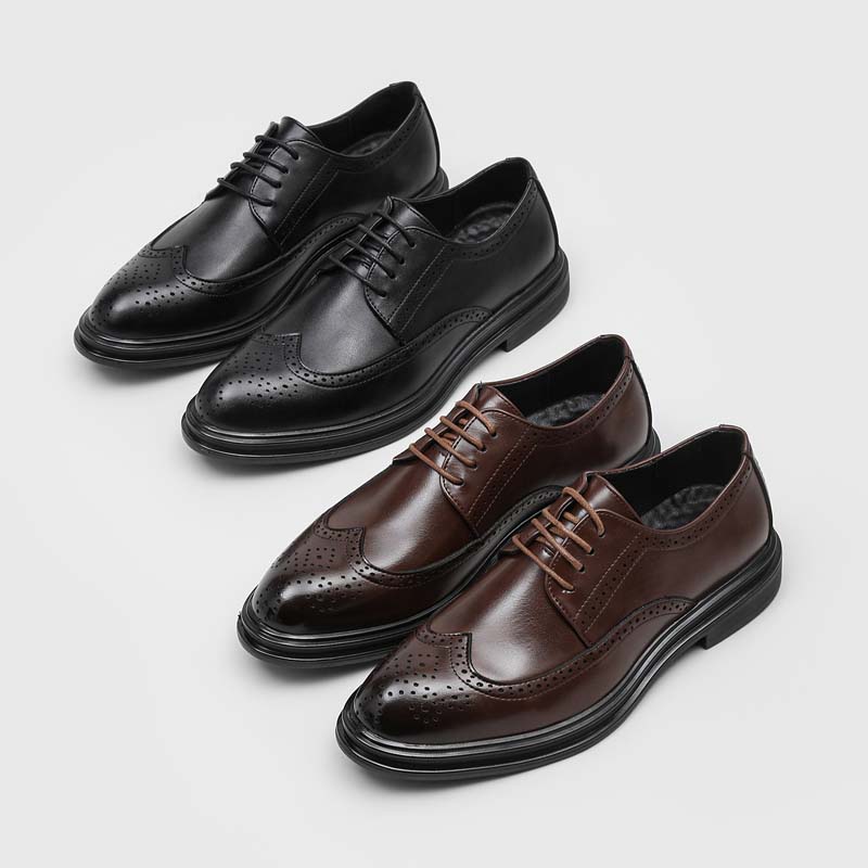 Casual Leather Shoes for Men W - Young Men'S Grooming 评论和价格