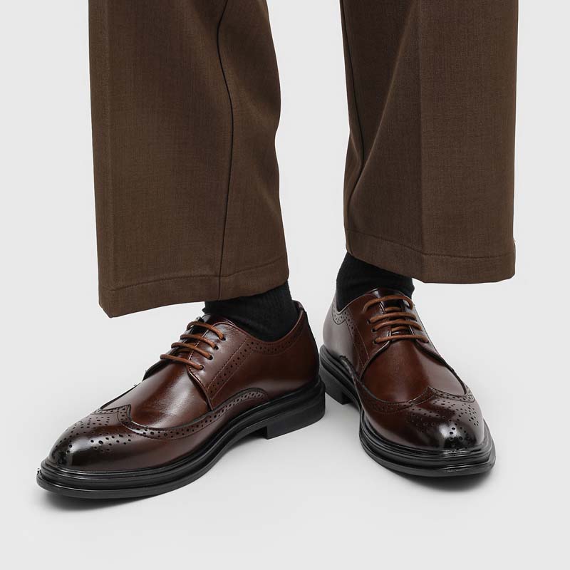Casual Leather Shoes for Men W - Young Men'S Grooming 评论和价格