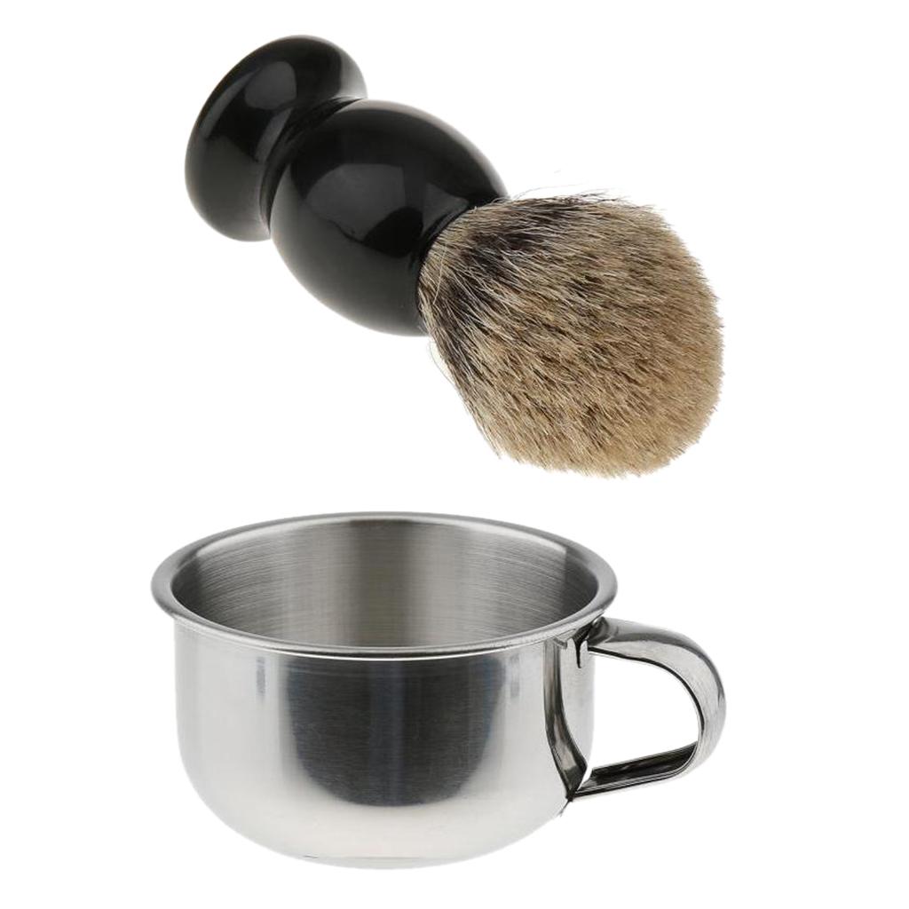 Shaving Brush Set with Shaving - Shaving Bowl Soap 评论和价格