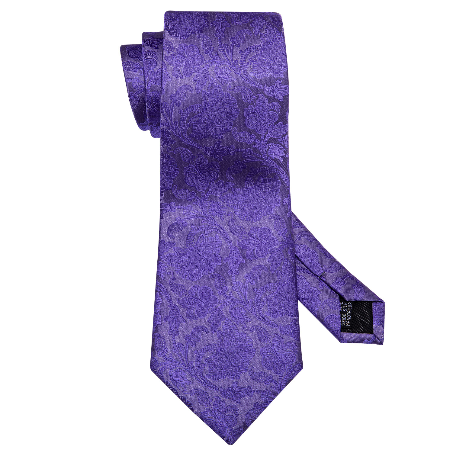 Fashion Silk Purple Solid Mens - Mens Grooming Kit Gift 评论和价格