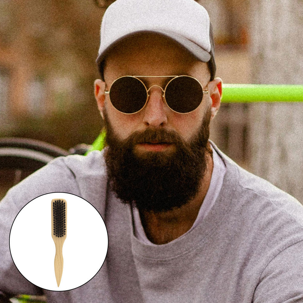 Men Small Soft Beard Brush Woo - Men Grooming Usa 评论和价格