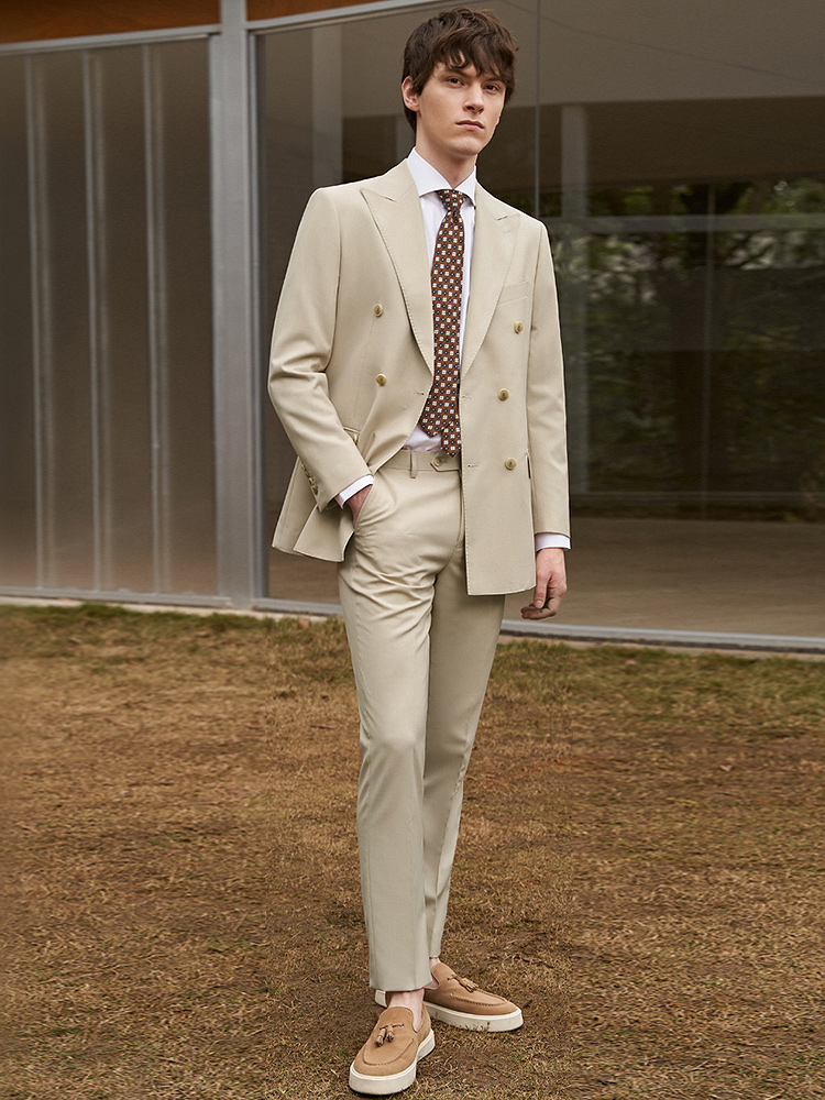30% Wool Men Suits Set Blazer  - Young Men'S Grooming 评论和价格